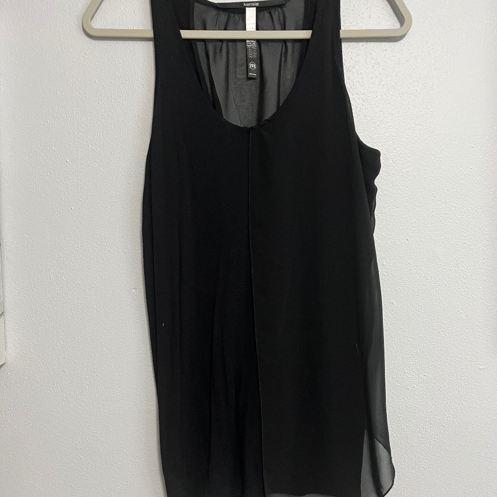 Kensie Black Tank Size M